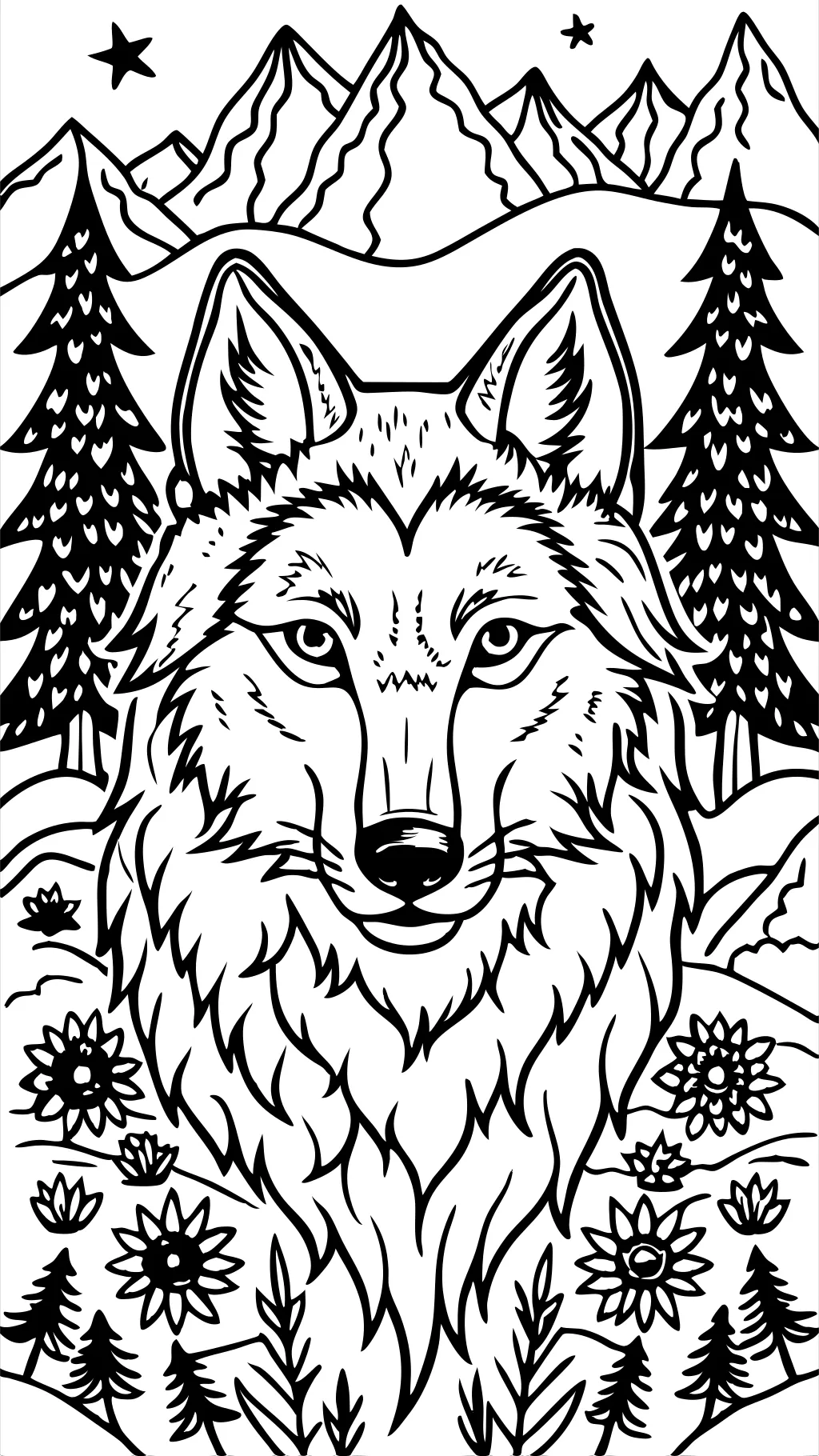 timberwolves coloring pages